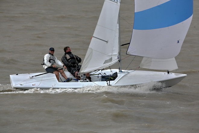 Steve Goacher and Phile Evans, 2010 European Champions, Flying Fifteen Class © Francois Richard